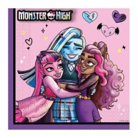 Serviettes Monster High de 16,5 x 16,5 cm - 20 unités