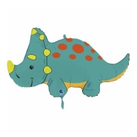 Ballon de dinosaure Triceratops de 91 cm - Grabo