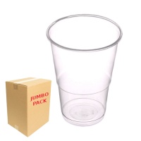 Verres de 400 ml en plastique transparent - 960 unités