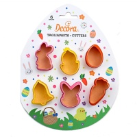 Petits emporte-pièces de Pâques - Decora - 6 unités