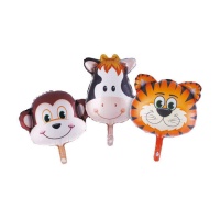 Ballons de vache, tigre et singe - 3 unités