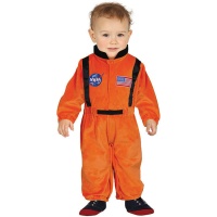 Déguisement d'astronaute orange pour bébé