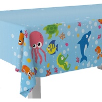 Nappe avec des animaux marins de 1,80 x 1,20 m