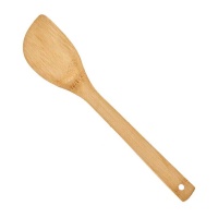 Spatule de cuisine ovale de 30 cm en bambou