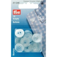 Boutons de 1,5 cm pour chemisiers et pyjamas - Prym - 15 unités