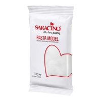 Pâte à modeler blanche - Saracino - 1 kg