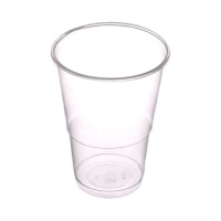 Gobelets en plastique transparent de 600 ml - 6 unités