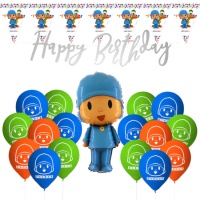 Pack de décoration pour fête de Pocoyo - 19 pièces