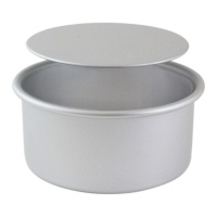 Moule rond en aluminium avec fond amovible de 12,7 x 12,7 x 7,5 cm - PME