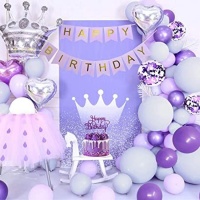 Kit de ballons d'anniversaire de princesses - Monkey Business - 50 pièces