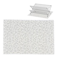 Tapis égouttoir de 45 x 30 cm Feuilles