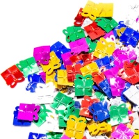 Confettis de cadeaux d'anniversaire en couleurs assorties de 20 g