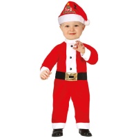 Costume de Père Noël avec bonnet Mon premier Noël pour bébé