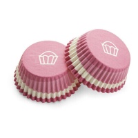 Capsules pour cupcakes couleur fuchsia - Pastkolor - 48 unités