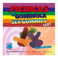 Bonbons en forme de pénis aux couleurs LGBT - 125 gr