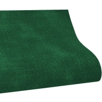 Feuille de cuir écologique effet tissu Vert forêt de 33 x 50 cm - 1 unité