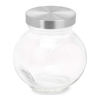 Bocal de 0,18 L transparent avec couvercle