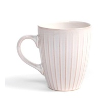 Tasse de 330 ml ivoire à rayures