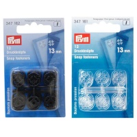 Boutons à pression de 1,3 cm en plastique - Prym - 12 paires