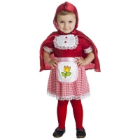 Déguisement de Petit Chaperon Rouge avec tablier pour bébé