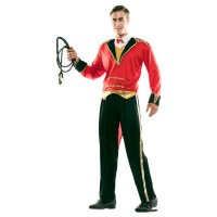 Costume de dompteur rouge pour homme