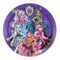 Assiettes Monster High de 23 cm - 8 unités