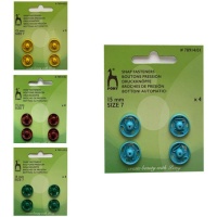 Boutons-pression de 1,5 cm - Pony - 12 paires