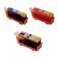 Cartouche d'encre comestible de couleurs PGI550+CLI551 - Dekora