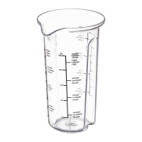 Verre doseur de 0,5 L transparent