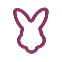 Coupeur en forme de tête de lapin de 8,25 x 10,7 cm - Wilton