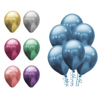 Ballons en latex de 28 cm platinum biodégradables - Ballons Payaso - 50 unités