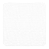 Tapis de douche antidérapant en caoutchouc blanc de 53 x 52,5 cm