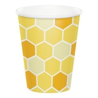 Verres Abeille Bébé de 250 ml - 8 unités