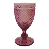 Verre de 330 ml gravé rose - 1 unité