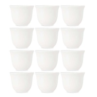 Verre en porcelaine de 120 ml - 12 unités