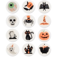 Figurines de sucre pour la nuit d'Halloween de 3 cm - 100 unités