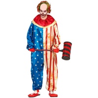 Costume de clown américain meurtrier