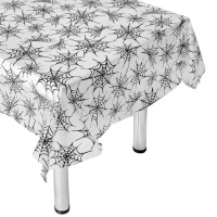 Nappe avec toile d'araignée noire de 2,50 x 1,35 m