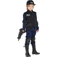 Déguisement d'agent de police Swat pour enfant