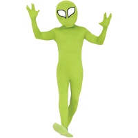 Costume d'extraterrestre vert pour homme