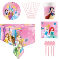 Pack pour fête de princesses Disney - 8 personnes