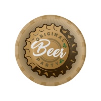 Assiettes de Bière de 18 cm - 8 unités