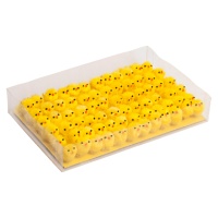 Petit poussin jaune de 3 cm - Dekora - 72 unités