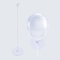 Centre de table pour ballons transparent de 70 cm