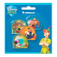 Jeux de flippers de personnages Disney - 4 unités