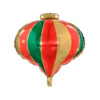 Ballon boule de Noël 51 x 49 cm - Partydeco