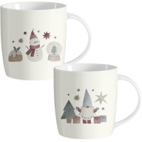 Tasse de 350 ml de Noël Vintage - 1 unité