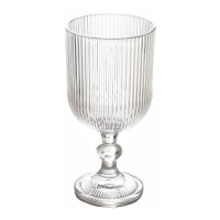 Verre de 330 ml gravé vertical transparent - 1 unité