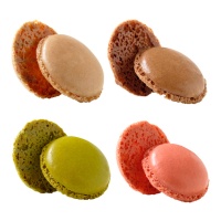 Macarons assortis de 3,5 cm - Dekora - 160 unités