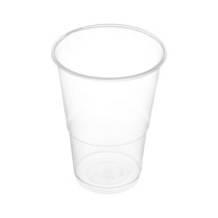 Verres de 350 ml en plastique transparent - 15 unités